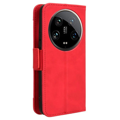 For Xiaomi 14 Ultra Case with Multiple Card Holders TPU Interior Protective PU Leather Cover