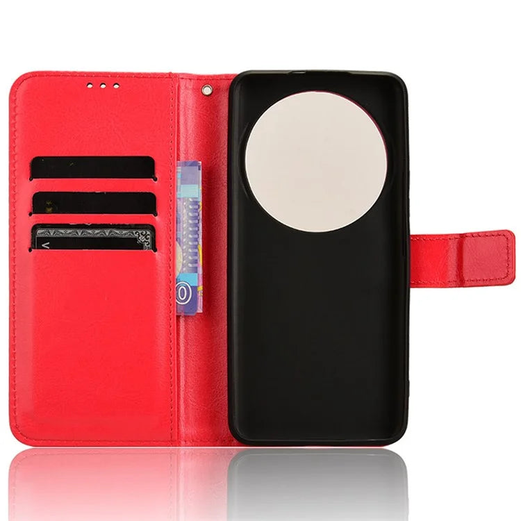 For Xiaomi 14 Ultra Leather Cover Wallet Crazy Horse Texture Shockproof Phone Case