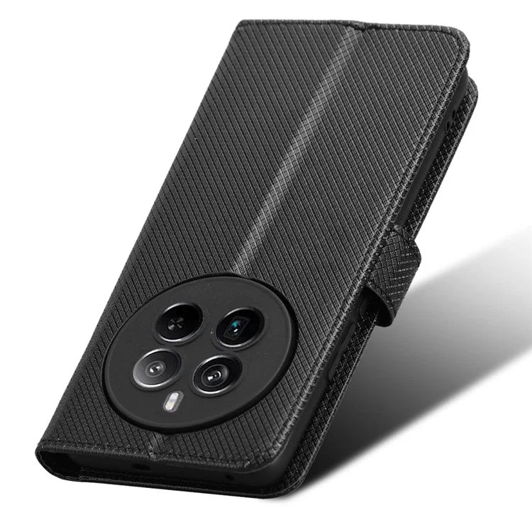 For Realme 12 Pro 5G / 12 Pro+ 5G Case Stand Shockproof TPU Inner Shell Leather Phone Cover