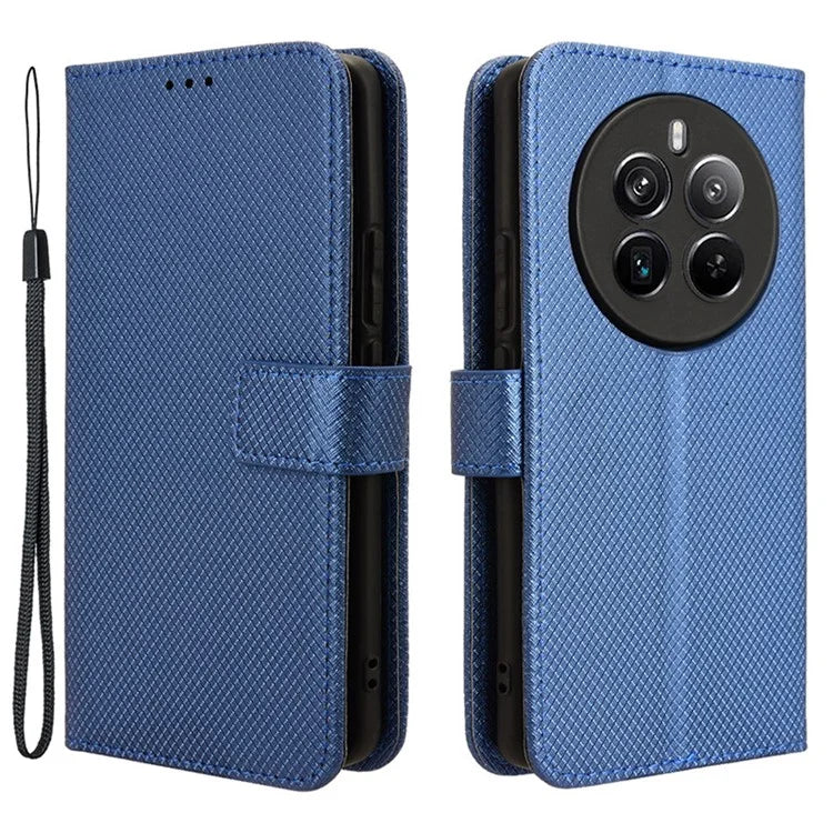 For Realme 12 Pro 5G / 12 Pro+ 5G Case Stand Shockproof TPU Inner Shell Leather Phone Cover