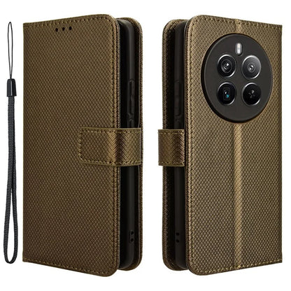For Realme 12 Pro 5G / 12 Pro+ 5G Case Stand Shockproof TPU Inner Shell Leather Phone Cover