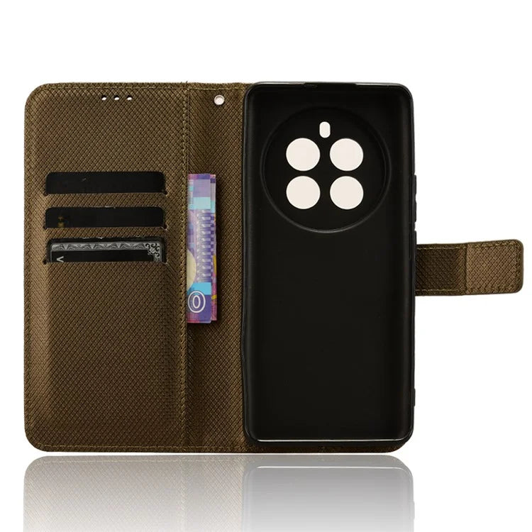 For Realme 12 Pro 5G / 12 Pro+ 5G Case Stand Shockproof TPU Inner Shell Leather Phone Cover