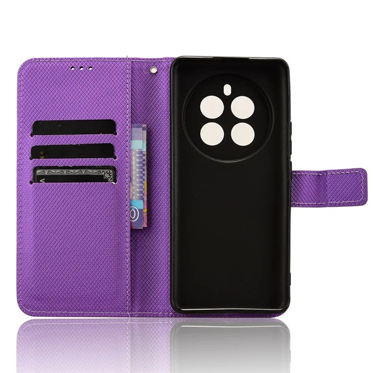 For Realme 12 Pro 5G / 12 Pro+ 5G Case Stand Shockproof TPU Inner Shell Leather Phone Cover