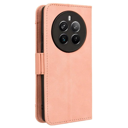 For Realme 12+ 5G / Narzo 70 Pro 5G Case PU Leather Stand Multiple Card Holders Phone Cover