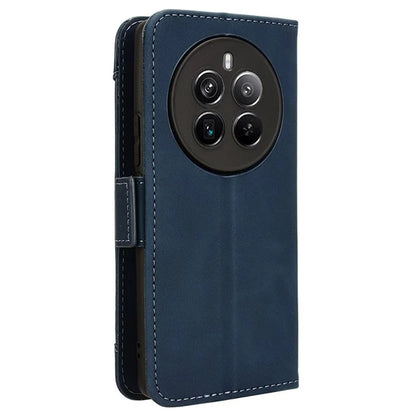 For Realme 12+ 5G / Narzo 70 Pro 5G Case PU Leather Stand Multiple Card Holders Phone Cover