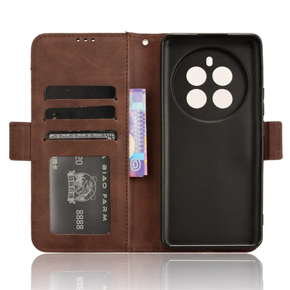 For Realme 12+ 5G / Narzo 70 Pro 5G Case PU Leather Stand Multiple Card Holders Phone Cover