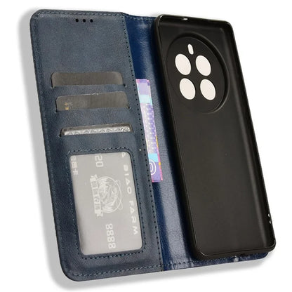 For Realme 12 Pro 5G / 12 Pro+ 5G Case Shockproof TPU Shell Leather Retro Texture Phone Cover