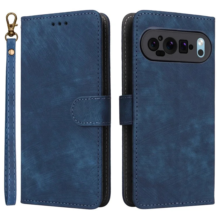 For Google Pixel 9 Pro Case RFID Blocking Wallet Flip PU Leather Cover