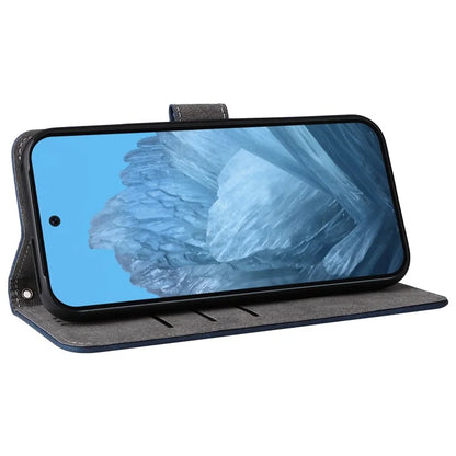 For Google Pixel 9 Pro Case RFID Blocking Wallet Flip PU Leather Cover