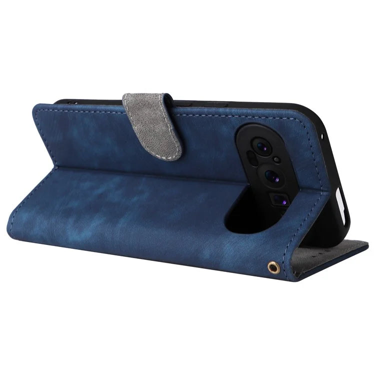 For Google Pixel 9 Pro Case RFID Blocking Wallet Flip PU Leather Cover