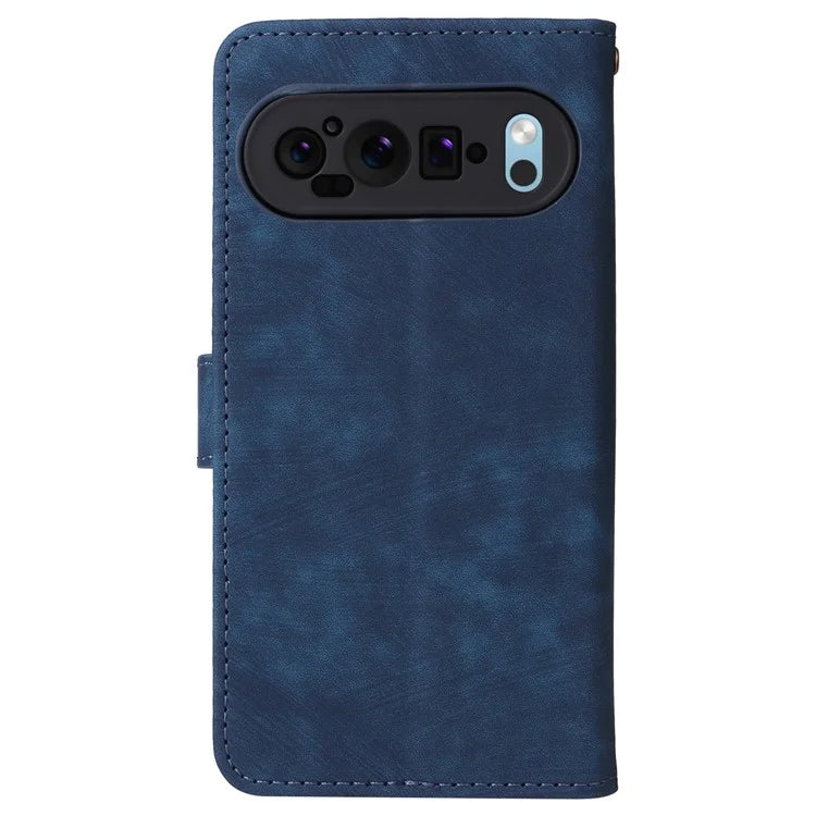 For Google Pixel 9 Pro Case RFID Blocking Wallet Flip PU Leather Cover