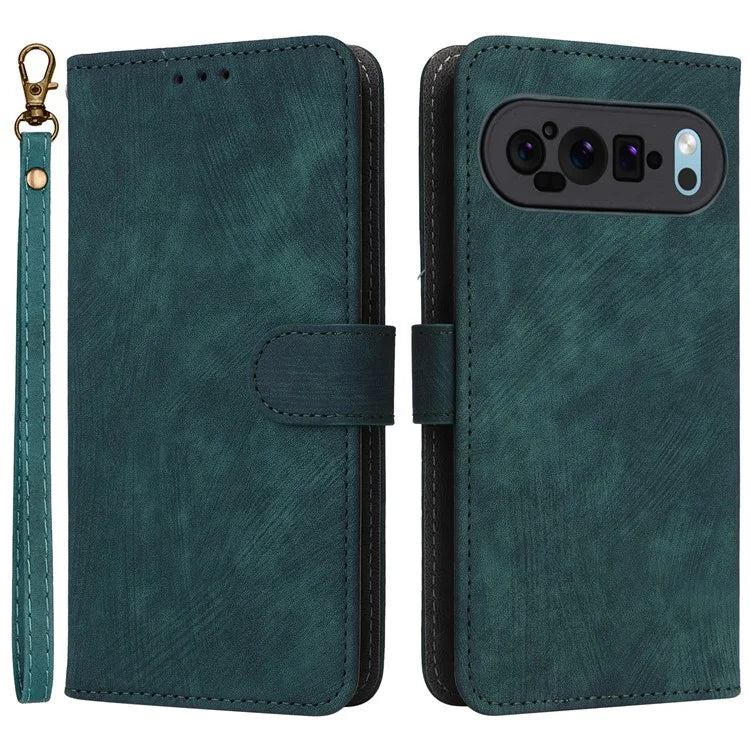 For Google Pixel 9 Pro Case RFID Blocking Wallet Flip PU Leather Cover
