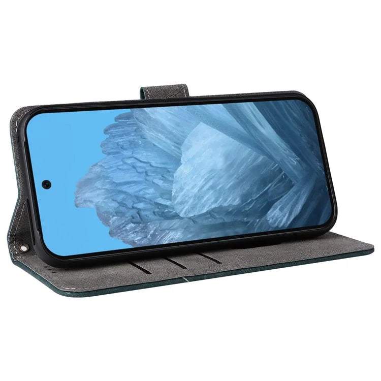 For Google Pixel 9 Pro Case RFID Blocking Wallet Flip PU Leather Cover