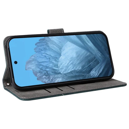 For Google Pixel 9 Pro Case RFID Blocking Wallet Flip PU Leather Cover