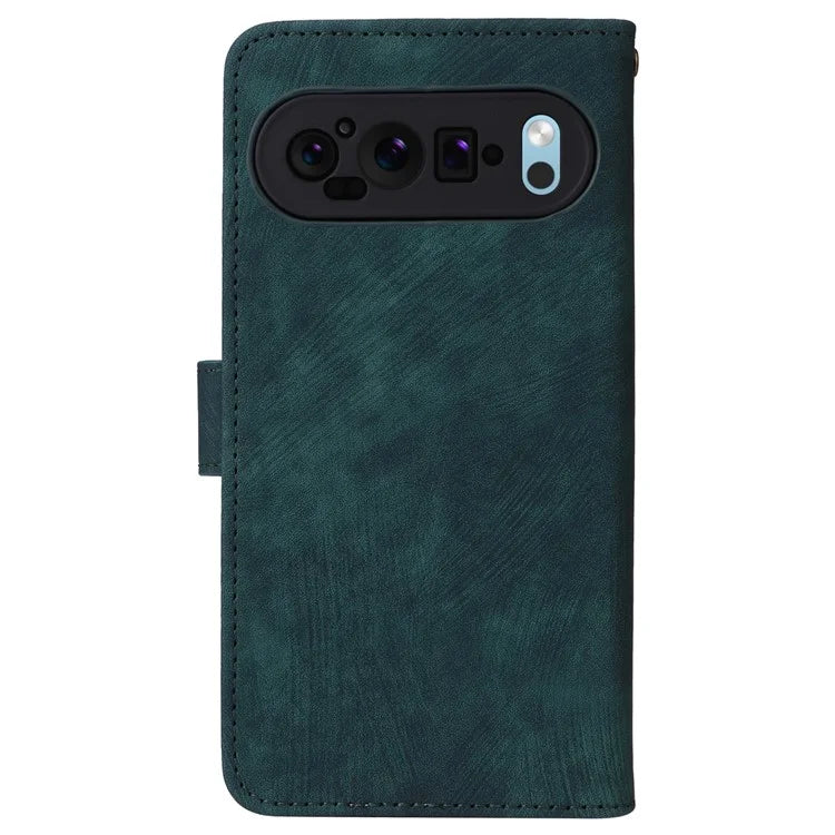 For Google Pixel 9 Pro Case RFID Blocking Wallet Flip PU Leather Cover
