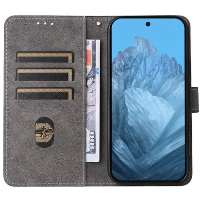 For Google Pixel 9 Pro Case RFID Blocking Wallet Flip PU Leather Cover