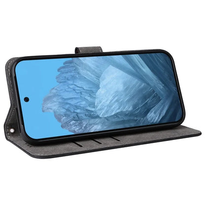 For Google Pixel 9 Pro Case RFID Blocking Wallet Flip PU Leather Cover