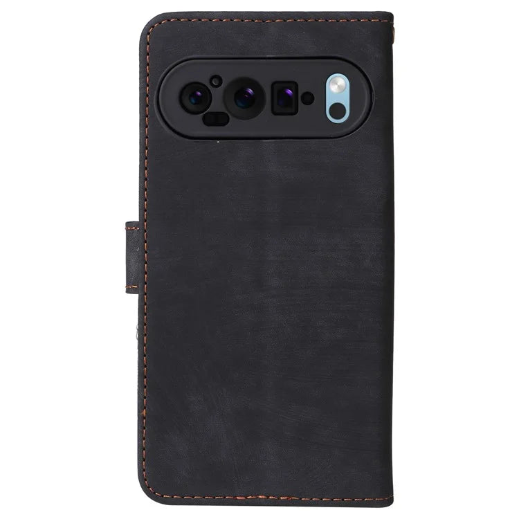 For Google Pixel 9 Pro Case RFID Blocking Wallet Flip PU Leather Cover