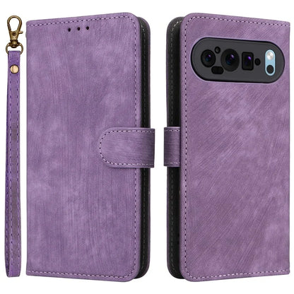 For Google Pixel 9 Pro Case RFID Blocking Wallet Flip PU Leather Cover
