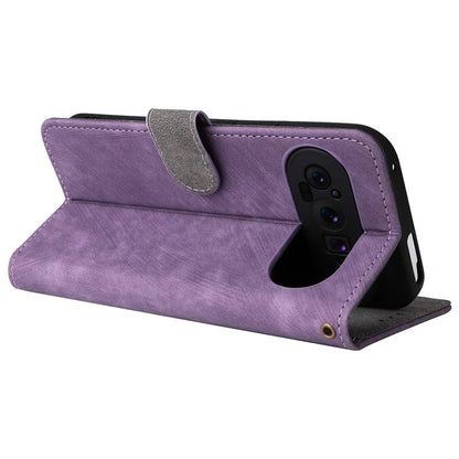 For Google Pixel 9 Pro Case RFID Blocking Wallet Flip PU Leather Cover
