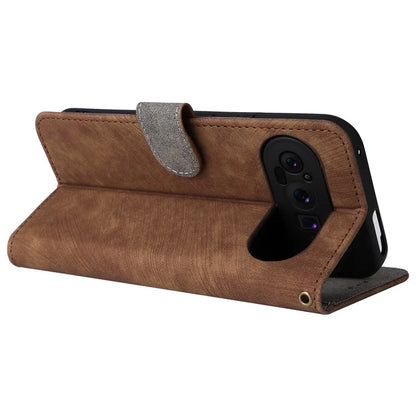 For Google Pixel 9 Pro Case RFID Blocking Wallet Flip PU Leather Cover