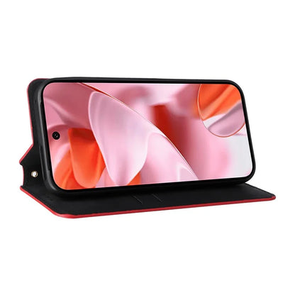 For Google Pixel 9 Wallet Case PU Leather Rhombus Imprinted Stand Phone Cover