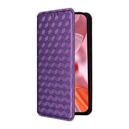 For Google Pixel 9 Wallet Case PU Leather Rhombus Imprinted Stand Phone Cover