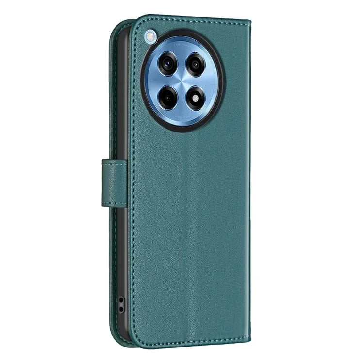 BINFEN COLOR BF17 For OnePlus 12R 5G / Ace 3 5G Wallet Case Magnetic Closing Stand Phone Cover