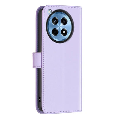 BINFEN COLOR BF17 For OnePlus 12R 5G / Ace 3 5G Wallet Case Magnetic Closing Stand Phone Cover