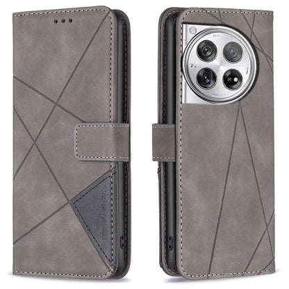 BINFEN COLOR BF05 For OnePlus 12R 5G / Ace 3 5G Case Flip Leather Wallet Phone Cover
