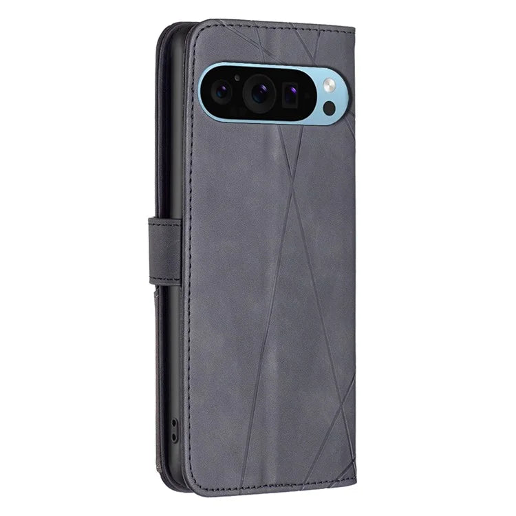 BINFEN COLOR BF05 For Google Pixel 9 Pro Case PU Leather Anti-scratch Phone Wallet Cover