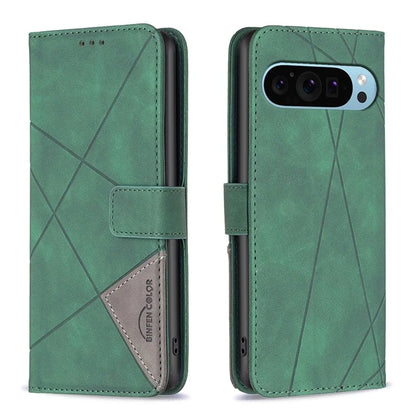 BINFEN COLOR BF05 For Google Pixel 9 Pro Case PU Leather Anti-scratch Phone Wallet Cover