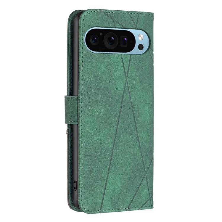 BINFEN COLOR BF05 For Google Pixel 9 Pro Case PU Leather Anti-scratch Phone Wallet Cover