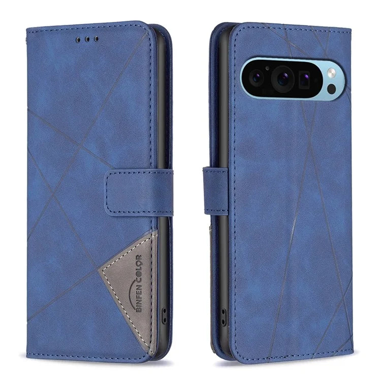 BINFEN COLOR BF05 For Google Pixel 9 Pro Case PU Leather Anti-scratch Phone Wallet Cover