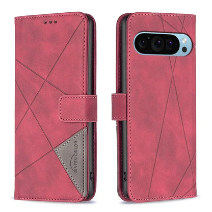 BINFEN COLOR BF05 For Google Pixel 9 Pro Case PU Leather Anti-scratch Phone Wallet Cover