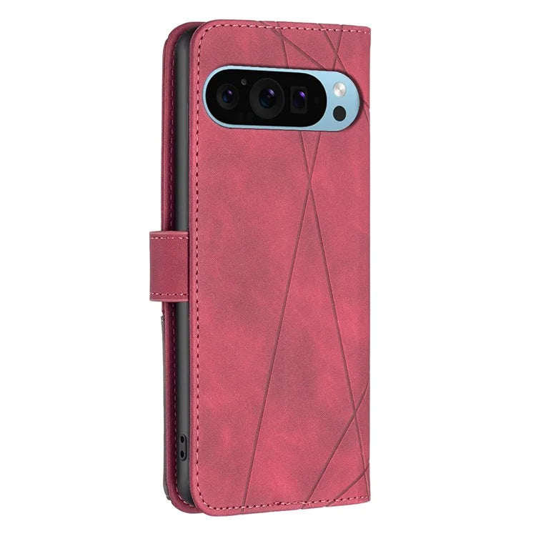 BINFEN COLOR BF05 For Google Pixel 9 Pro Case PU Leather Anti-scratch Phone Wallet Cover
