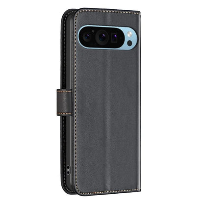 BINFEN COLOR BF17 For Google Pixel 9 Pro Leather Case Stand Magnetic Closure Flip Folio Phone Cover
