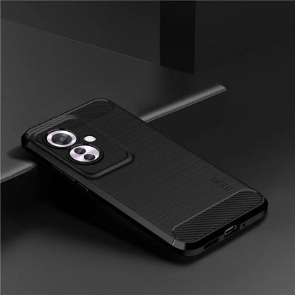 MOFI JK TPU Series-1 For Oppo Reno11 F 5G / F25 Pro 5G Case Brushed TPU Carbon Fiber Design Phone Cover