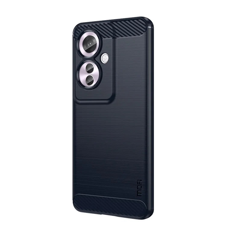 MOFI JK TPU Series-1 For Oppo Reno11 F 5G / F25 Pro 5G Case Brushed TPU Carbon Fiber Design Phone Cover