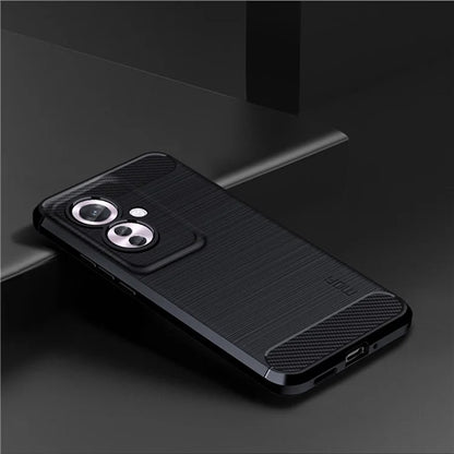 MOFI JK TPU Series-1 For Oppo Reno11 F 5G / F25 Pro 5G Case Brushed TPU Carbon Fiber Design Phone Cover