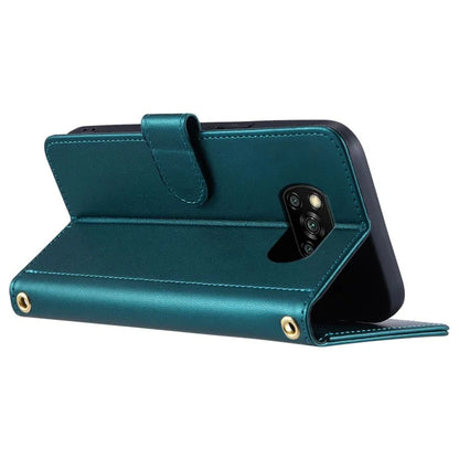 For Xiaomi Poco X3 / Poco X3 NFC / Poco X3 Pro Wallet Case PU Leather+TPU Phone Cover Rhombus Grid Pattern