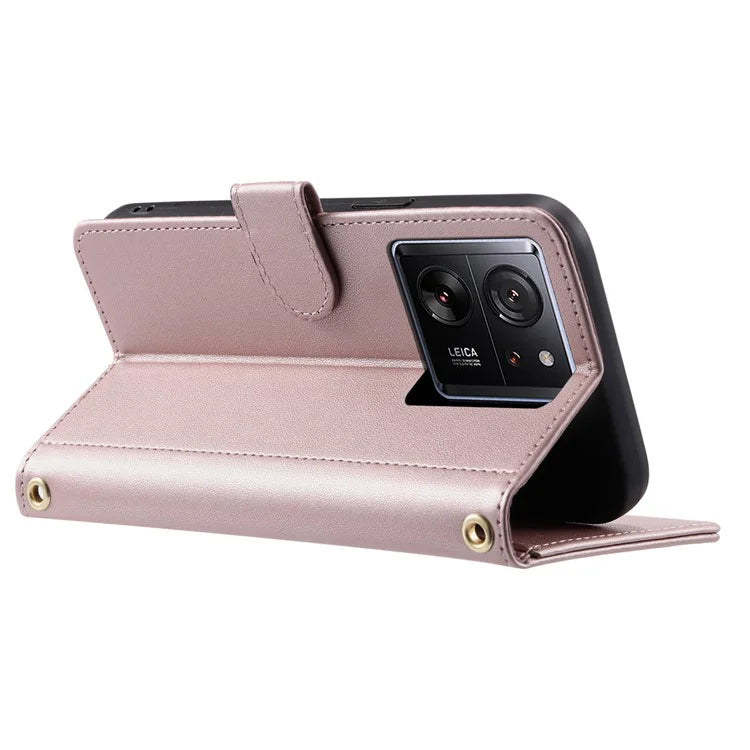 For Xiaomi Redmi K60 Ultra / 13T / 13T Pro Case Magnetic Rhombus Grid Pattern Leather Phone Cover