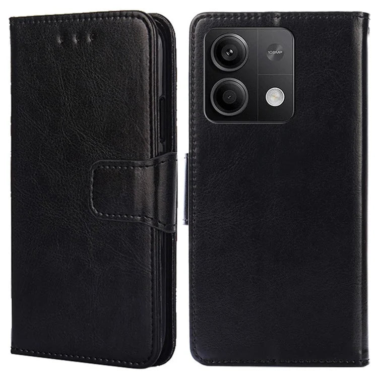 For Xiaomi Redmi Note 13 5G Case PU Leather Full-Body Shockproof Phone Cover