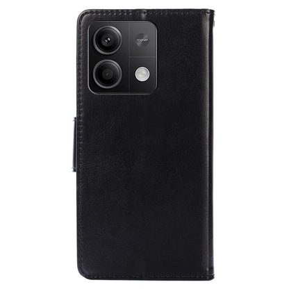 For Xiaomi Redmi Note 13 5G Case PU Leather Full-Body Shockproof Phone Cover