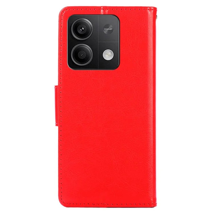 For Xiaomi Redmi Note 13 5G Case PU Leather Full-Body Shockproof Phone Cover