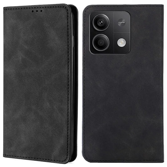For Xiaomi Redmi Note 13 5G Case PU Leather Card Holder Skin-touch Phone Cover
