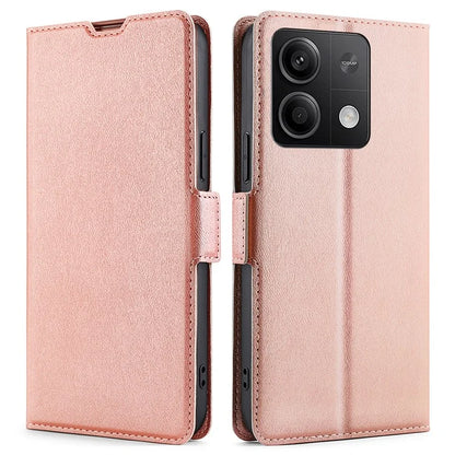 For Xiaomi Redmi Note 13 5G Case Slim PU Leather Shockproof Phone Cover with Card Holder