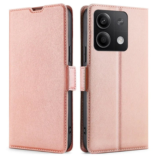 For Xiaomi Redmi Note 13 5G Case Slim PU Leather Shockproof Phone Cover with Card Holder