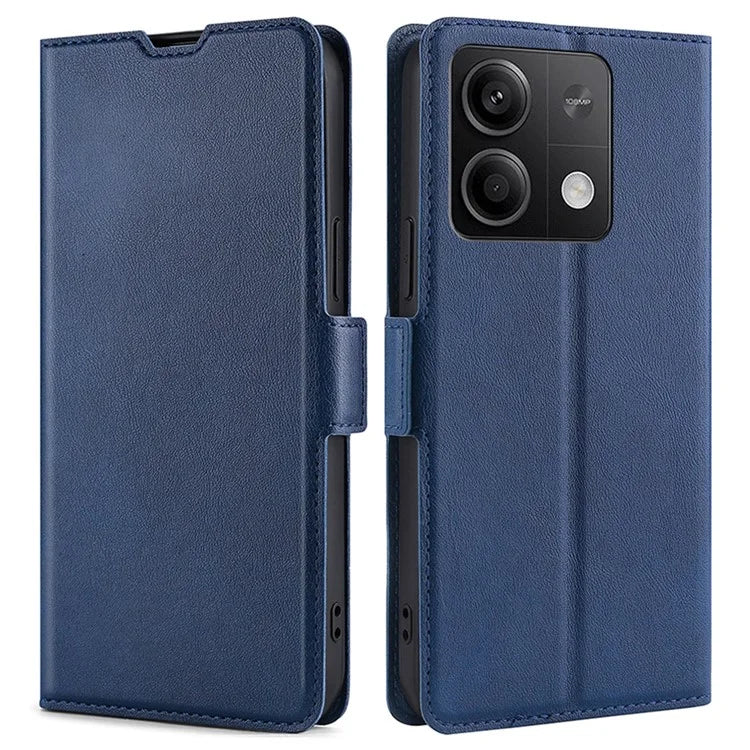 For Xiaomi Redmi Note 13 5G Case Slim PU Leather Shockproof Phone Cover with Card Holder