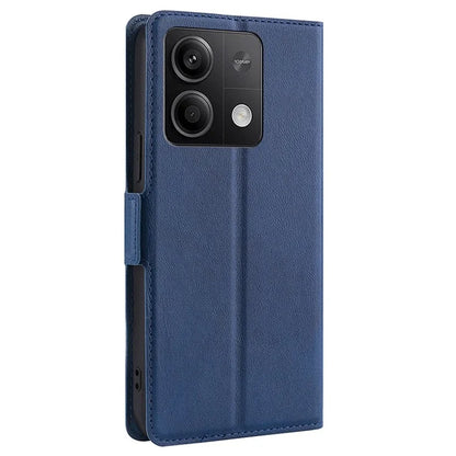 For Xiaomi Redmi Note 13 5G Case Slim PU Leather Shockproof Phone Cover with Card Holder